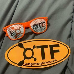 Orangetheory sunglasses & sticker